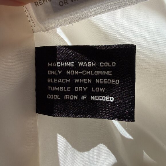 Colebrook navy blue and off white striped zip up puffer vest with pockets S - Picture 11 of 11